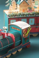 Light-Up Wooden Train Advent Calendar