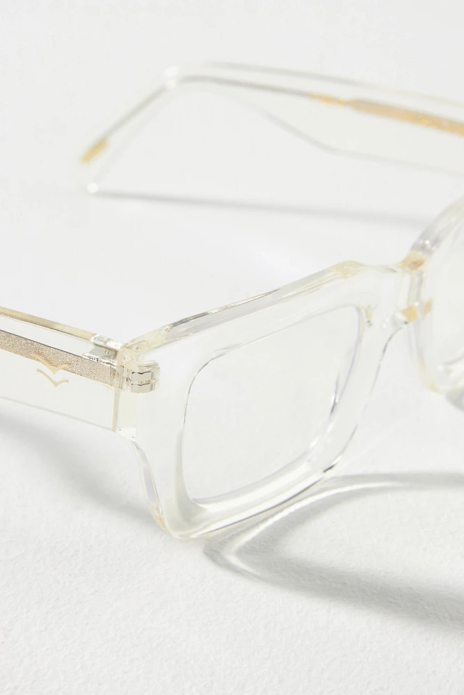 I-SEA Lila Clear Gold Wire Readers