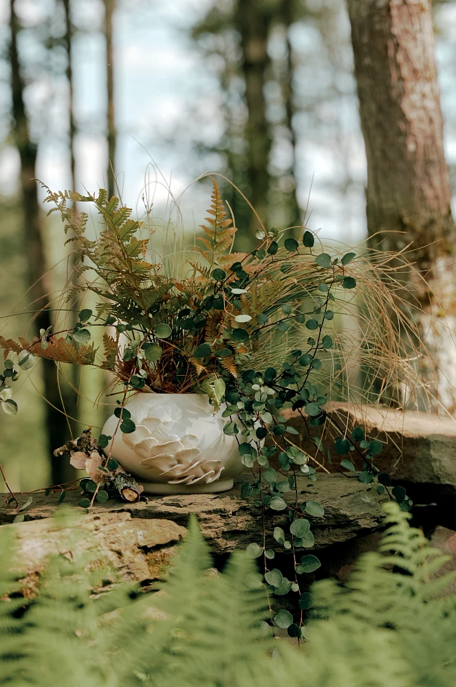 Shelf Mushroom Ceramic Planter