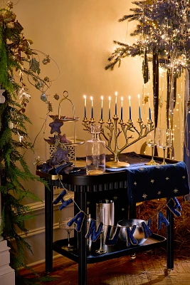 Gilded Branch Menorah