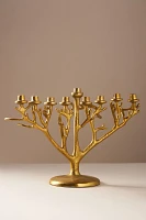 Gilded Branch Menorah