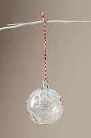 Pressed Bead Icon Glass Ornament