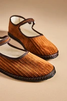 ViBi VENEZiA Corduroy Mary Jane Flats