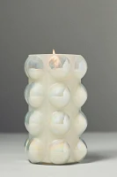 Textured Dot Fruity Champagne Cheers Glass Candle