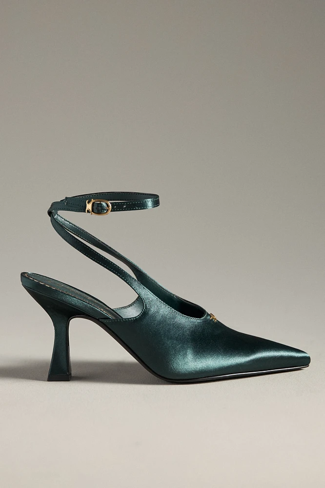 Circus NY by Sam Edelman Tara Slingback Ankle Wrap Heels