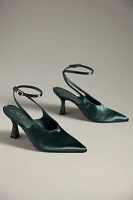 Circus NY by Sam Edelman Tara Slingback Ankle Wrap Heels