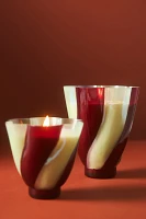 By Anthropologie Candy Twist Fruity Plum & Fir Balsam Glass Candle