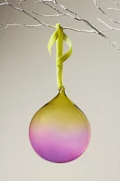 Ombré Art Glass Bauble Ornament