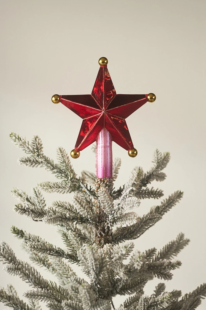 Circus Glass Tree Topper