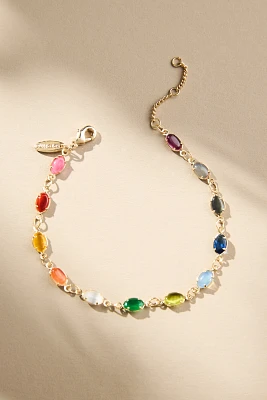 Infinity Glass Stone Bracelet