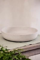 Wide Sandstone Fiber Bowl Planter