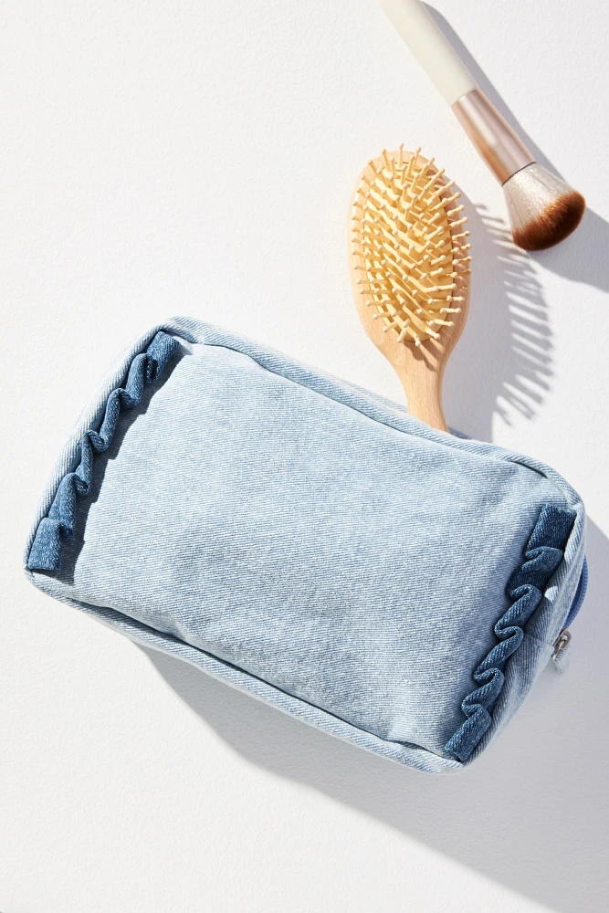 Denim Cosmetic Bag