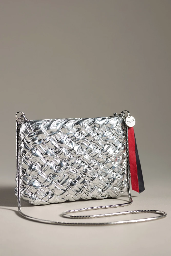 Clare V. Estelle Woven Clutch