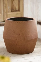 Fiber Beveled Barrel Planter