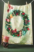 
Peck the Halls Dish Towel