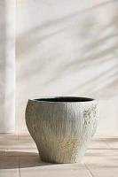 Barnacle Fiber Concrete Curved Jar Planter