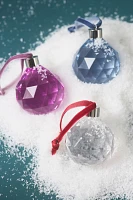 Faceted Acrylic Ball Ornament