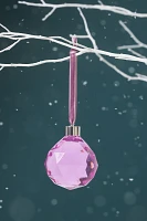 Faceted Acrylic Ball Ornament