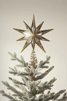 10-Point Gold Mirrored Star Tree Topper