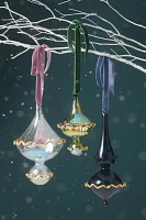 Ruffled Glass Bauble Ornament