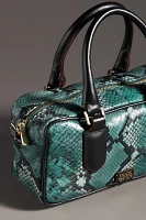 Frances Valentine Paulie Python Box Bag