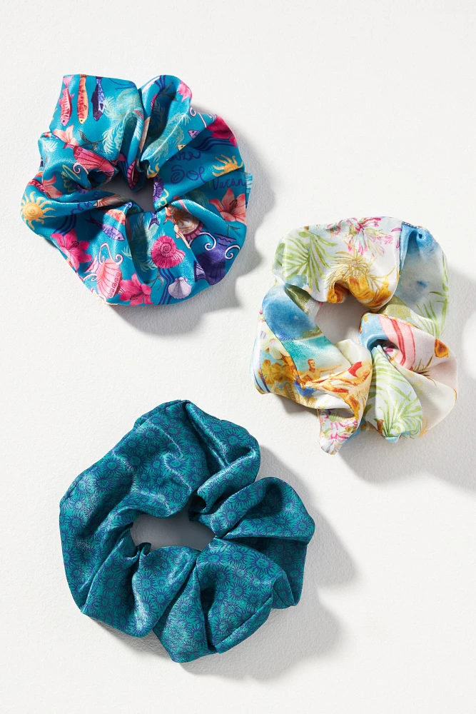 Kachel Tropical Scrunchies, Set of 3