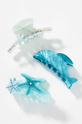 Sea Life Hair Clips