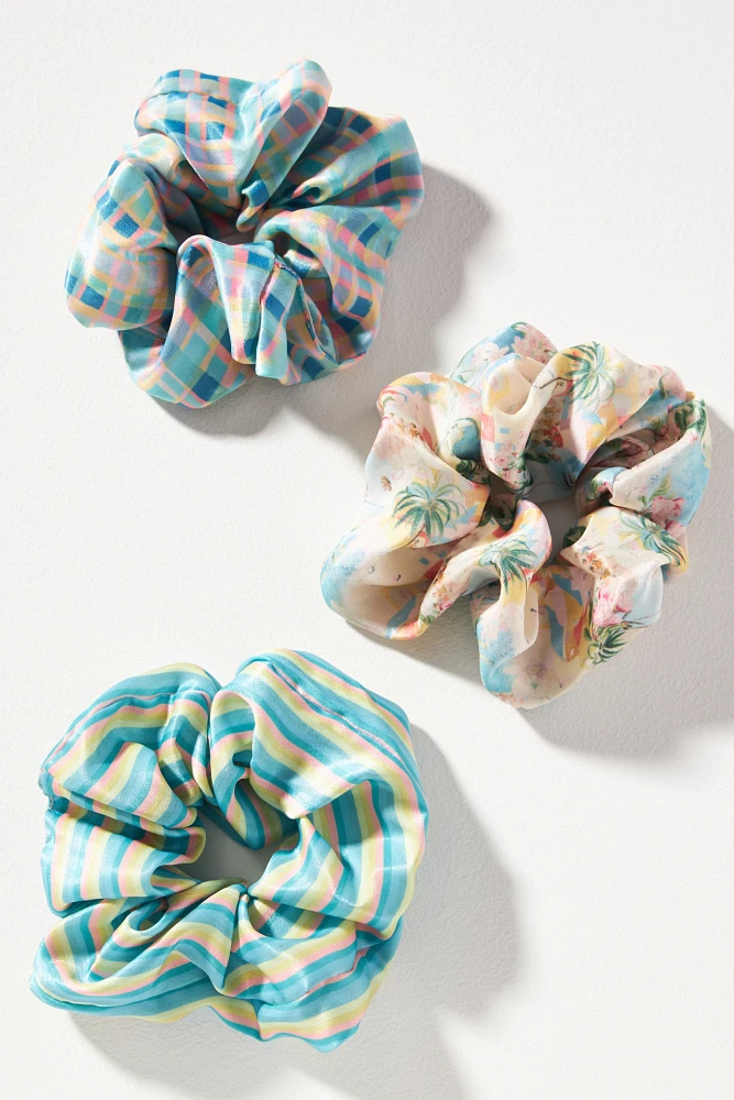 Kachel Beachy Scrunchies, Set of 3