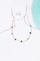 Galley Los Angeles Shrooms Beaded Necklace