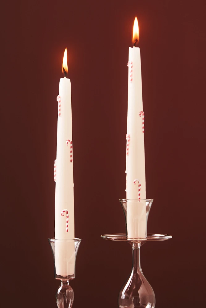 Icon Holiday Taper Candles, Set of 2