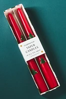 Icon Holiday Taper Candles, Set of 2