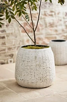 Bamboo + Fiber Jar Planter