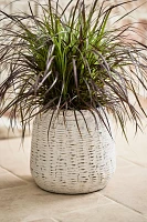 Bamboo + Fiber Jar Planter