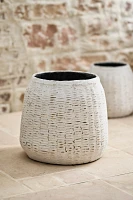 Bamboo + Fiber Jar Planter