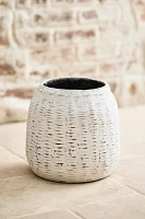 Bamboo + Fiber Jar Planter