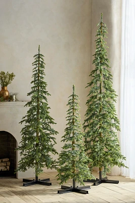 Faux Pre-Lit Alpine Fir