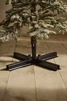 Faux Snowy Pre-Lit Floor Length Alpine Fir