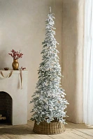 Faux Flocked Pre-Lit Alpine Fir