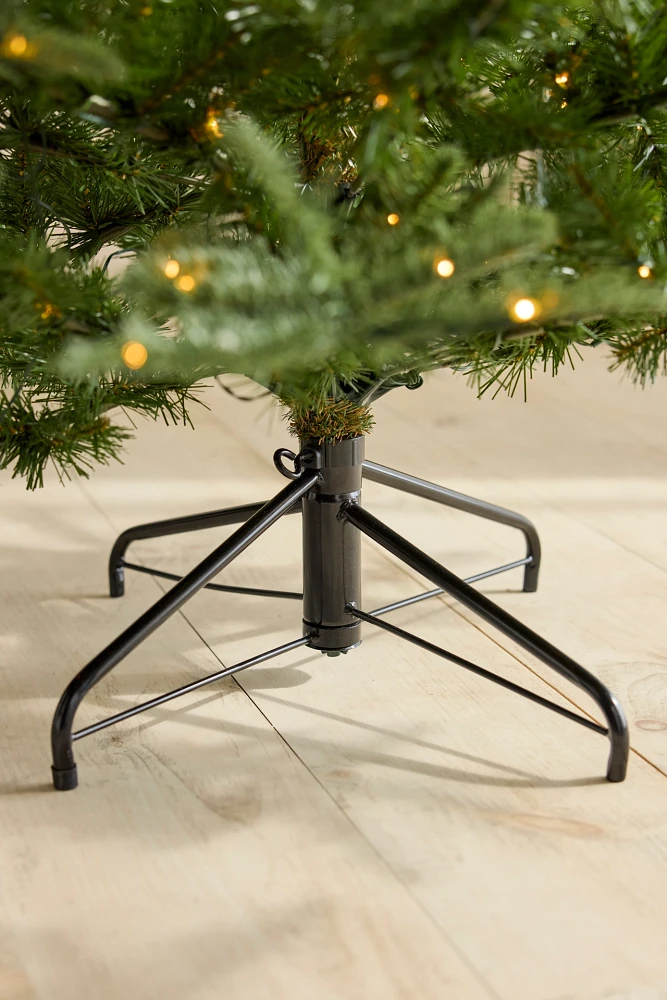 Faux Twinkling Pre-Lit Woodland Fir