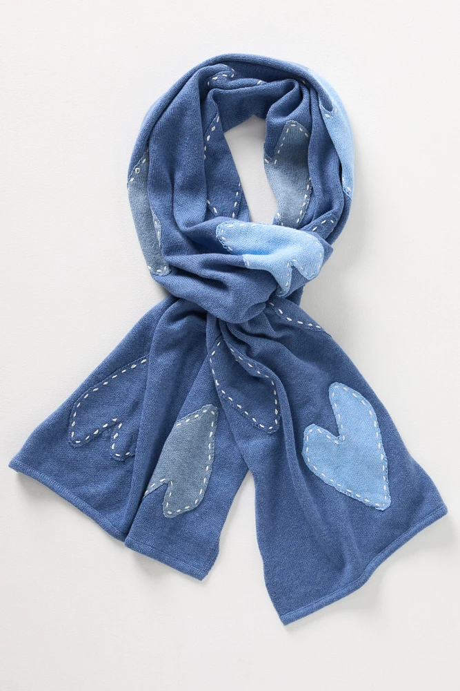 Kerri Rosenthal Cashmere Heart Scarf