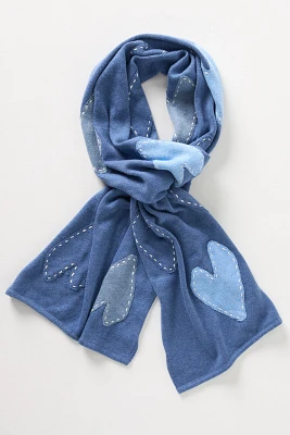 Kerri Rosenthal Cashmere Heart Scarf