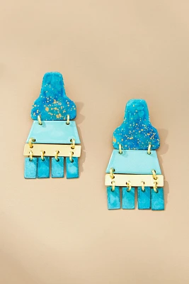 Sibilia Flecos Turquoise Drop Earrings