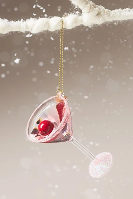 Cosmo Cocktail Glass Ornament