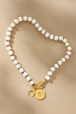 Hart Hagerty Pearl Horseshoe Necklace