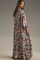 Ollari Printed Floral Cover-Up