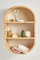 Tamara Burl Open Shelving Unit