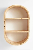 Tamara Burl Open Shelving Unit