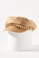 Eugenia Kim Marina Chain Cashmere Newsboy Cap