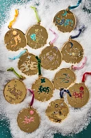 Lou Benesch x Anthropologie Stargazer Zodiac Ornament