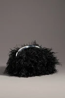 Simon Miller Curly Faux-Fur Top-Handle Bag